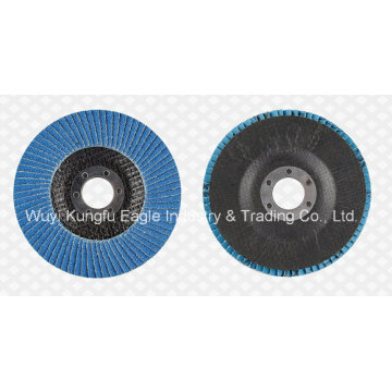 Couverture abrasive de fibre de verre de disques d&#39;abrasion d&#39;aileron d&#39;oxyde d&#39;alumine de zircone de 7 &#39;&#39; 38 * 15mm